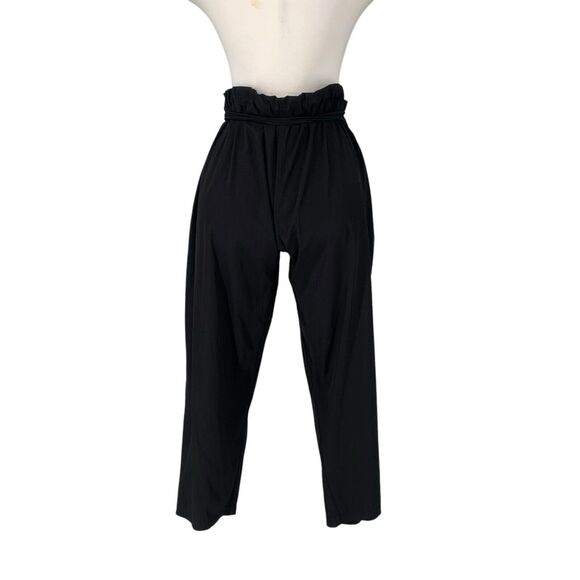 Diane Von Furstenberg Tassel Belted Pants Slip Pockets Gathered Waist Size 6 - Picture 1 of 13